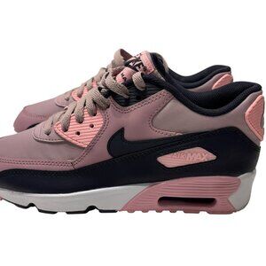 Size 7Y - Nike Air Max 90 Youth Kids Purple Pink White 833376-602 Women's 8.5